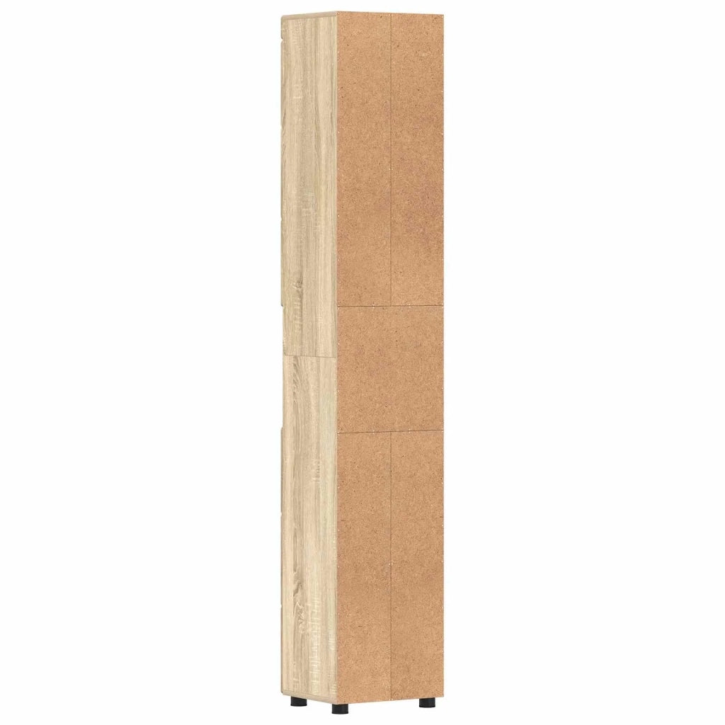 Set di Armadi da Bagno TULUM Rovere Sonoma 37 x 31,5 x 203 cm 880353