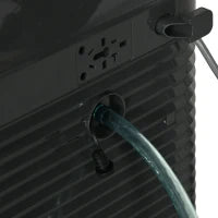 Condizionatore Portatile con Timer, 3 Modalità e 3 Velocità, in Plastica ABS, 44.3x34x81.5 cm, Bianco