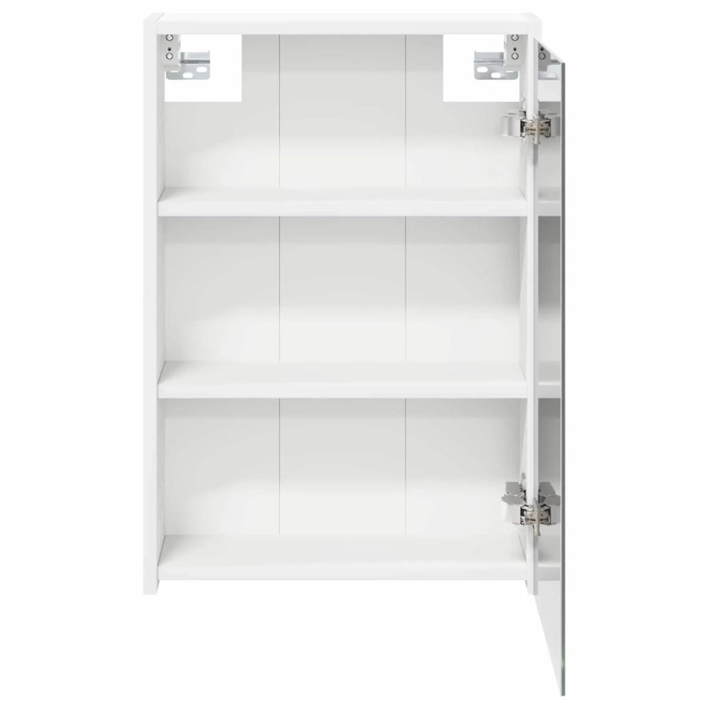 Mobiletto per specchio da bagno Bianco 43 x 16 x 62.5 cm