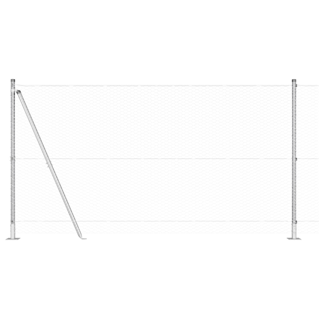 Recinzione Esagonale  1,2x50 m Acciaio Zincato