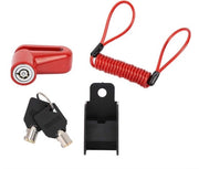 Blocco freno a disco - Antisfondamento - Impermeabile - Rosso - Blocco disco - Adatto per Xiaomi Mijia M365 - Rosso