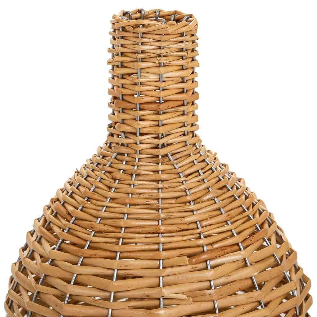 Vaso in vimini marrone d21x38h
