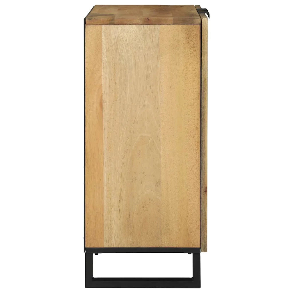 Credenza | Madia | Buffet da pranzo | Armadio da pranzo Naturale 60 x 33,5 x 75 cm Legno di mango massello