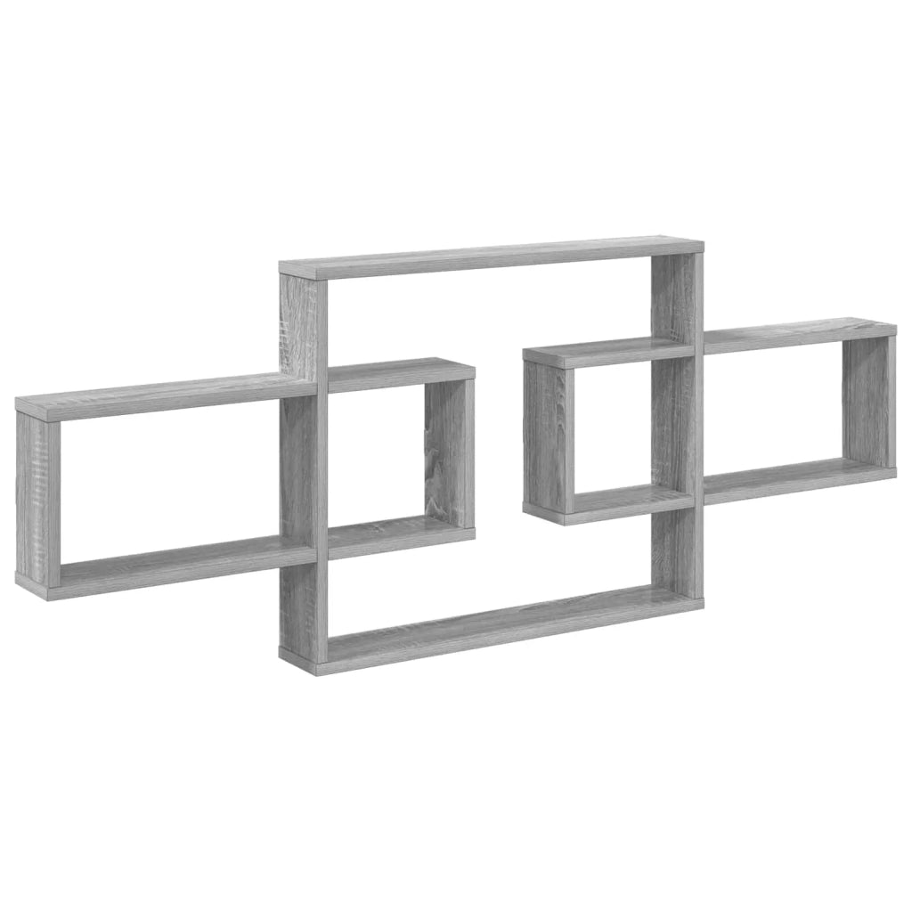 Scaffale da parete Sonoma grigio 130 x 10 x 50 cm 8012457