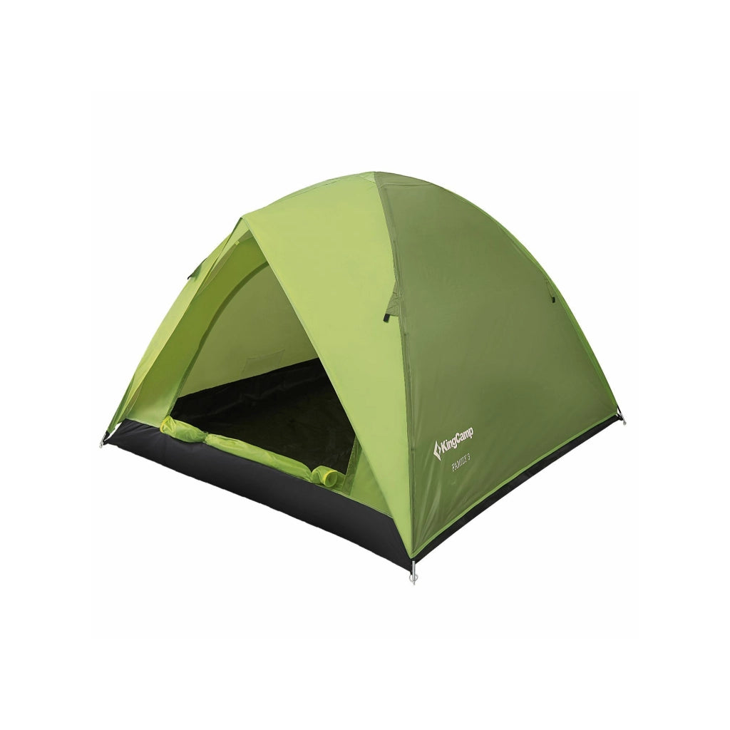 Tenda da campeggio familiare a 3 posti - Kingcamp - Modello familiare - 205x205x130 cm