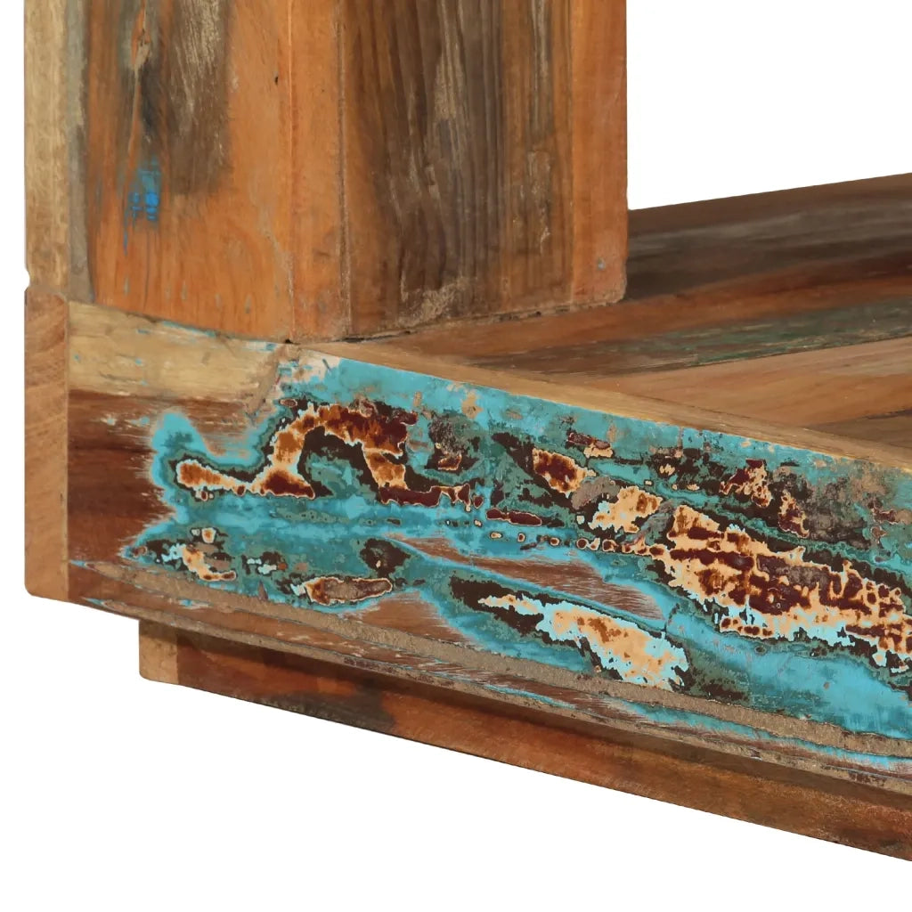 Tavolino da Salotto 45x45x40 cm in Legno Massello di Recupero 338008