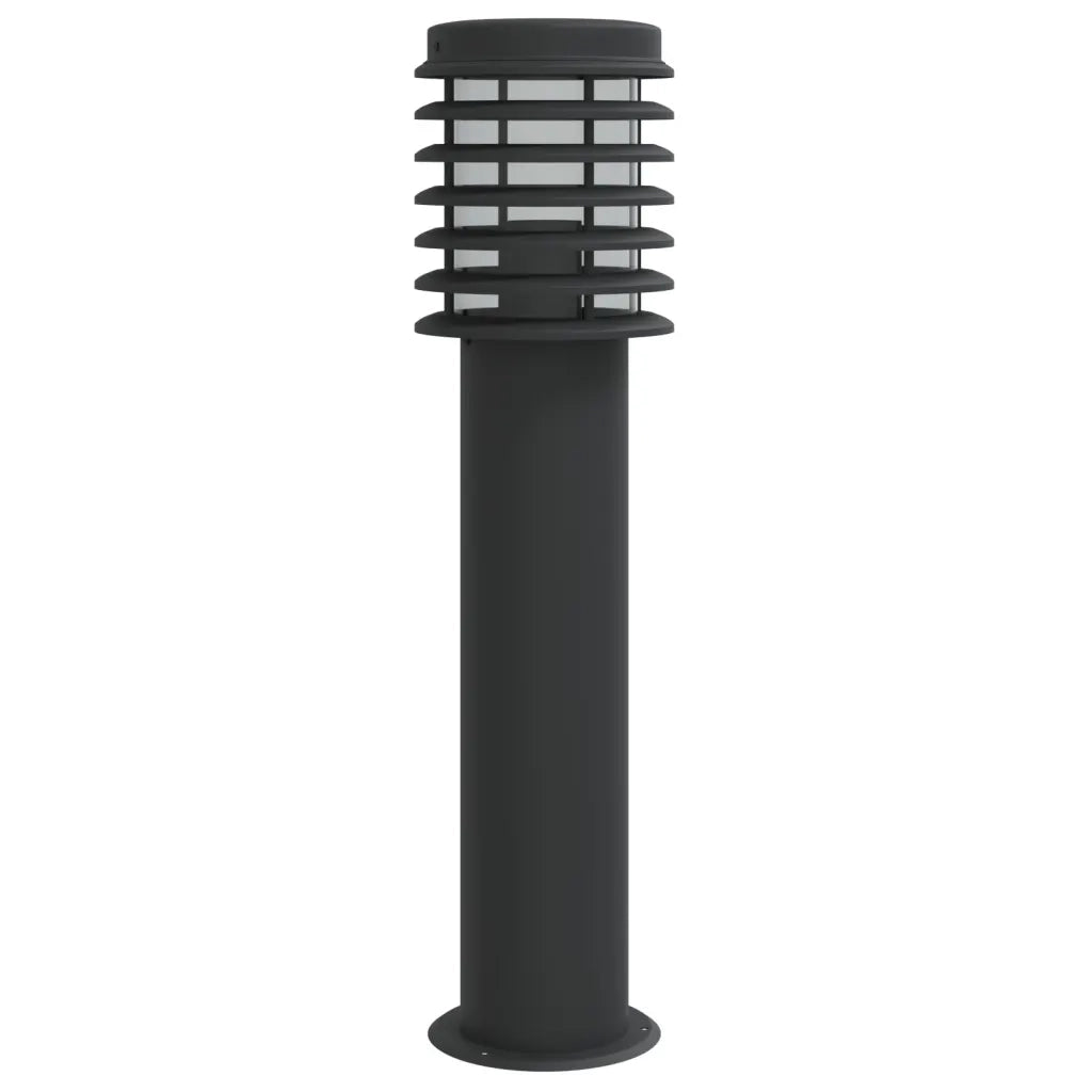 Lampade da Terra per Esterni 3 pz Nere 60 cm in Acciaio Inox 4006362