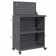 Carrello per Attrezzi con ruota Antracite 65 x 35 x 111 cm CFW8420596