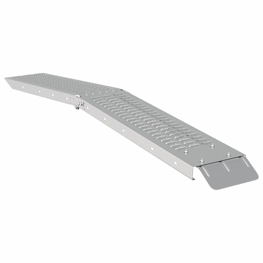 Rampe Pieghevoli 200kg per rampa 2 pcs Argento Acciaio zincato 42019250