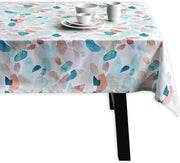 Tavolo quadrato con tovaglia decorativa in cotone 100%, lavabile, per regali di mamma, per la cucina, per il campeggio e per le feste estive