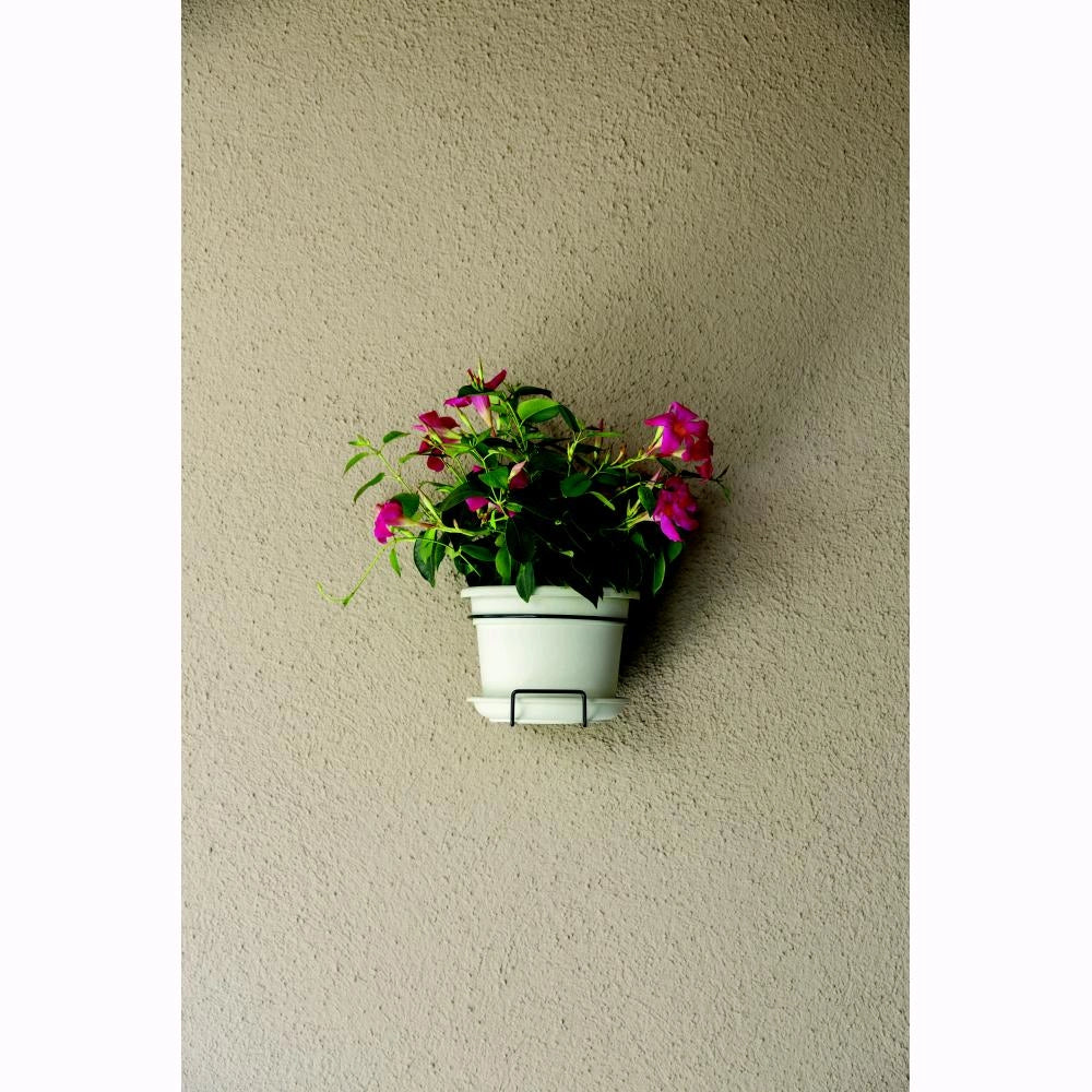 Vaso Tondo in Plastica PPL Colore Bianco Diametro 30 cm Altezza 21 cm 8,8 Litri 