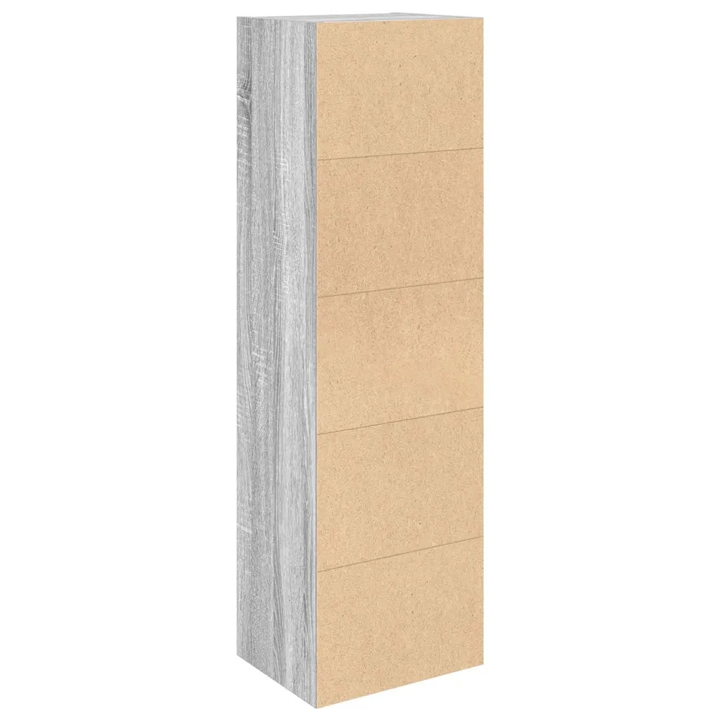 Libreria Grigio Sonoma 31x24x102 cm in Legno Multistrato 860342
