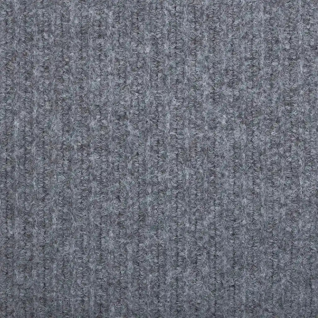 Runner in Moquette Grigio chiaro 100 x 250 cm Tessuto
