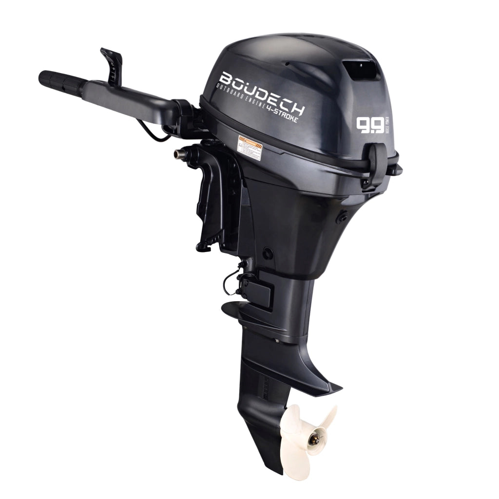 Kluster - Motore Marino Fuoribordo a Benzina 4 Tempi 246cc 9.9 Hp Gambo Corto per Gommoni Barche da Pesca