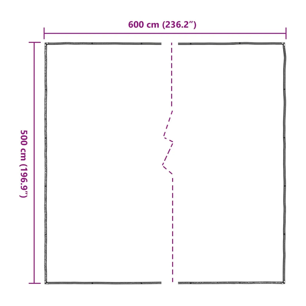 Copertura per Piante Trasparente 5 x 6 m PE