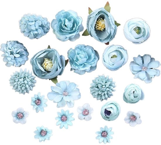 Set di 21 fiori decorativi in arte 

Ottimo per matrimoni e decorazioni