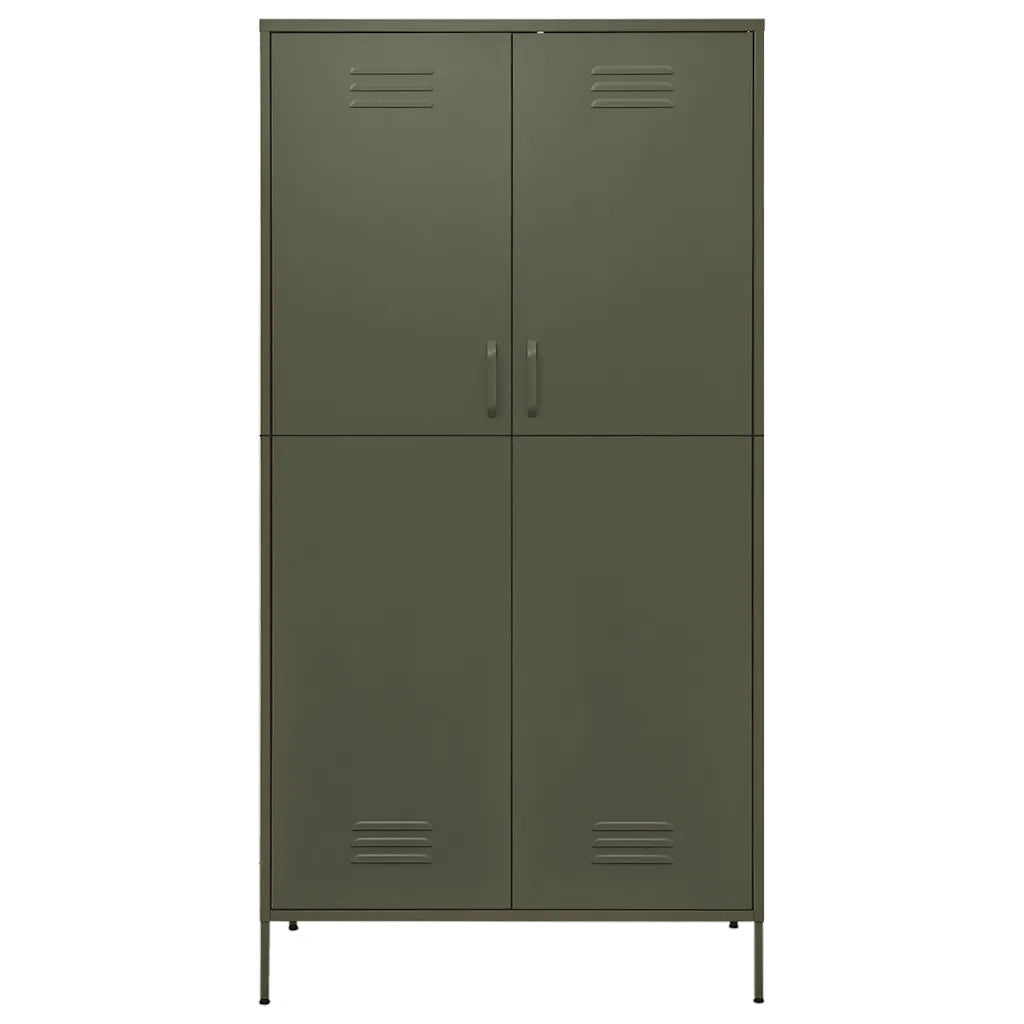 Armadio Verde Oliva 90x50x180 cm in Acciaio cod mxl 69809