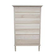 Cassettiera in legno 7 cassetti grezzo l.85 p.47 h.138 (1921) - Mobili 2G