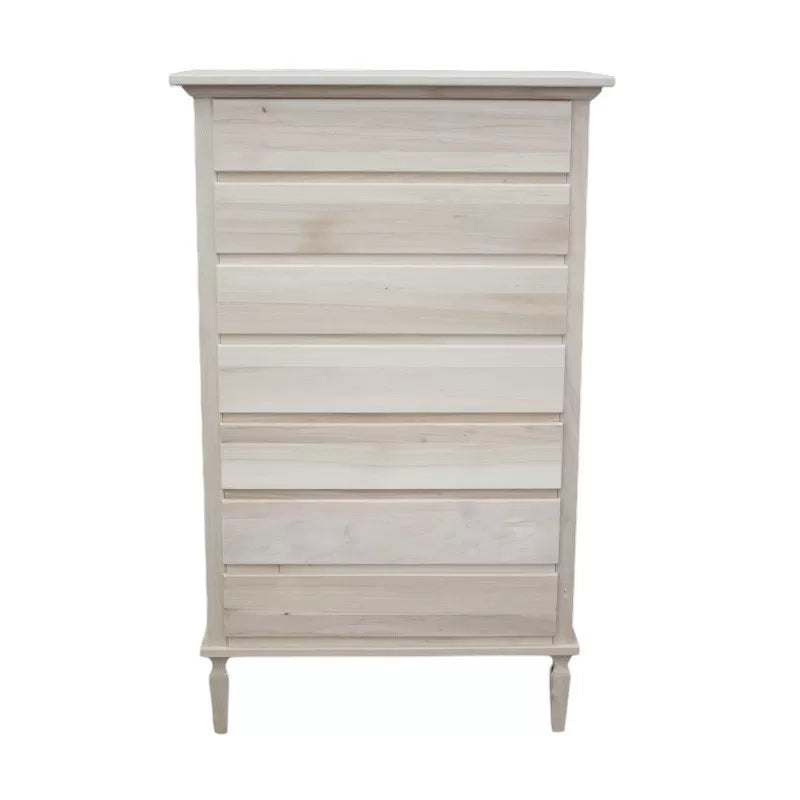 Cassettiera in legno 7 cassetti grezzo l.85 p.47 h.138 (1921) - Mobili 2G
