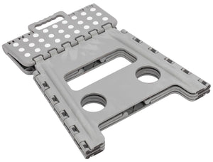 Sgabello Pieghevole 30x32x22 cm in Polipropilene Grigio