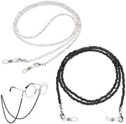 Cinturino per Occhiali Moderno con Combinazione a Due Colori - Cinturino per Occhiali - Supporto Antiscivolo per Occhiali - Leggero - Duraturo - Materiale di Alta Qualità a Cristallo - Cinturino per Occhiali