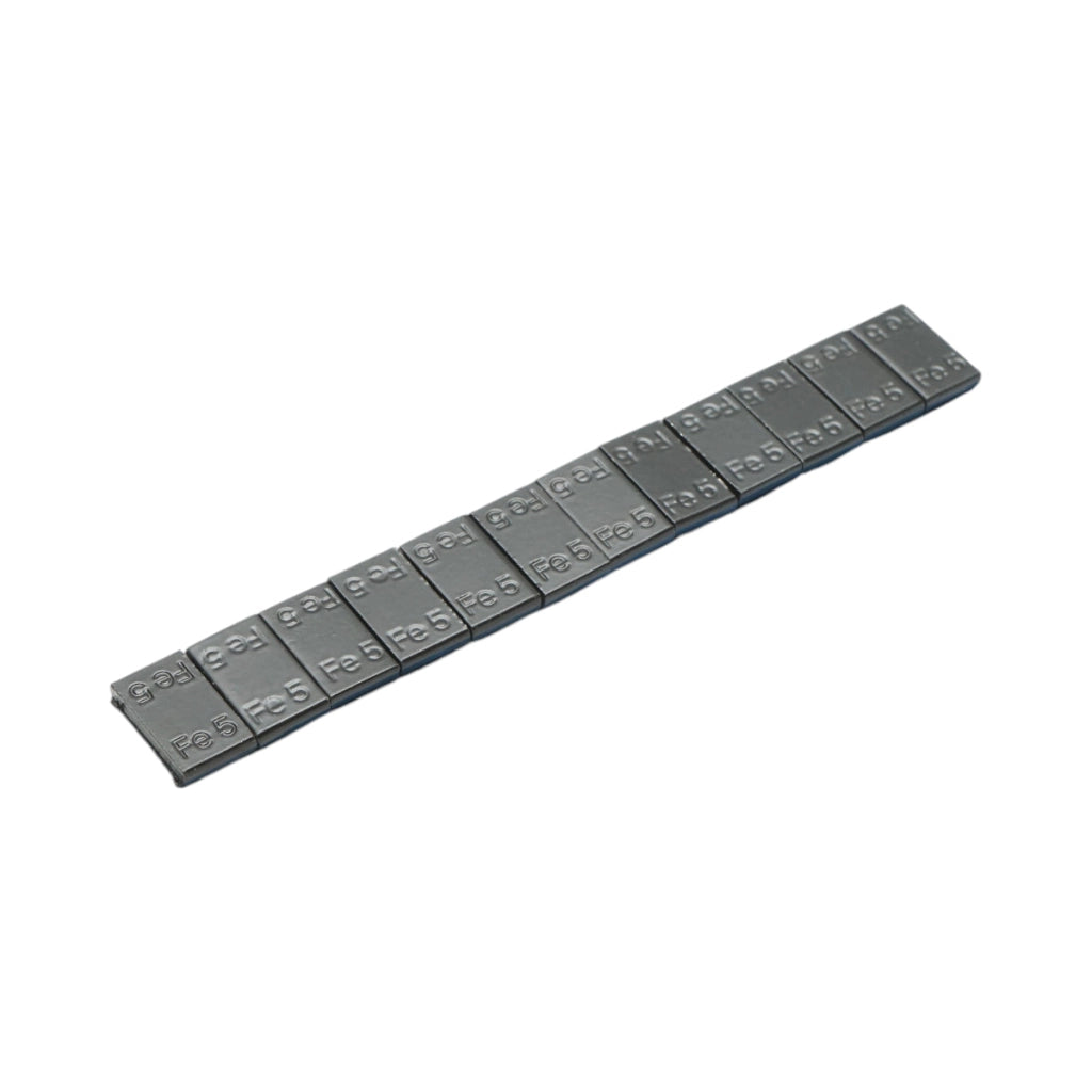 Contrappesi autoadesivi neri per equilibratura ruote Fe 60g (5gx12 pz) 100 strisce/set