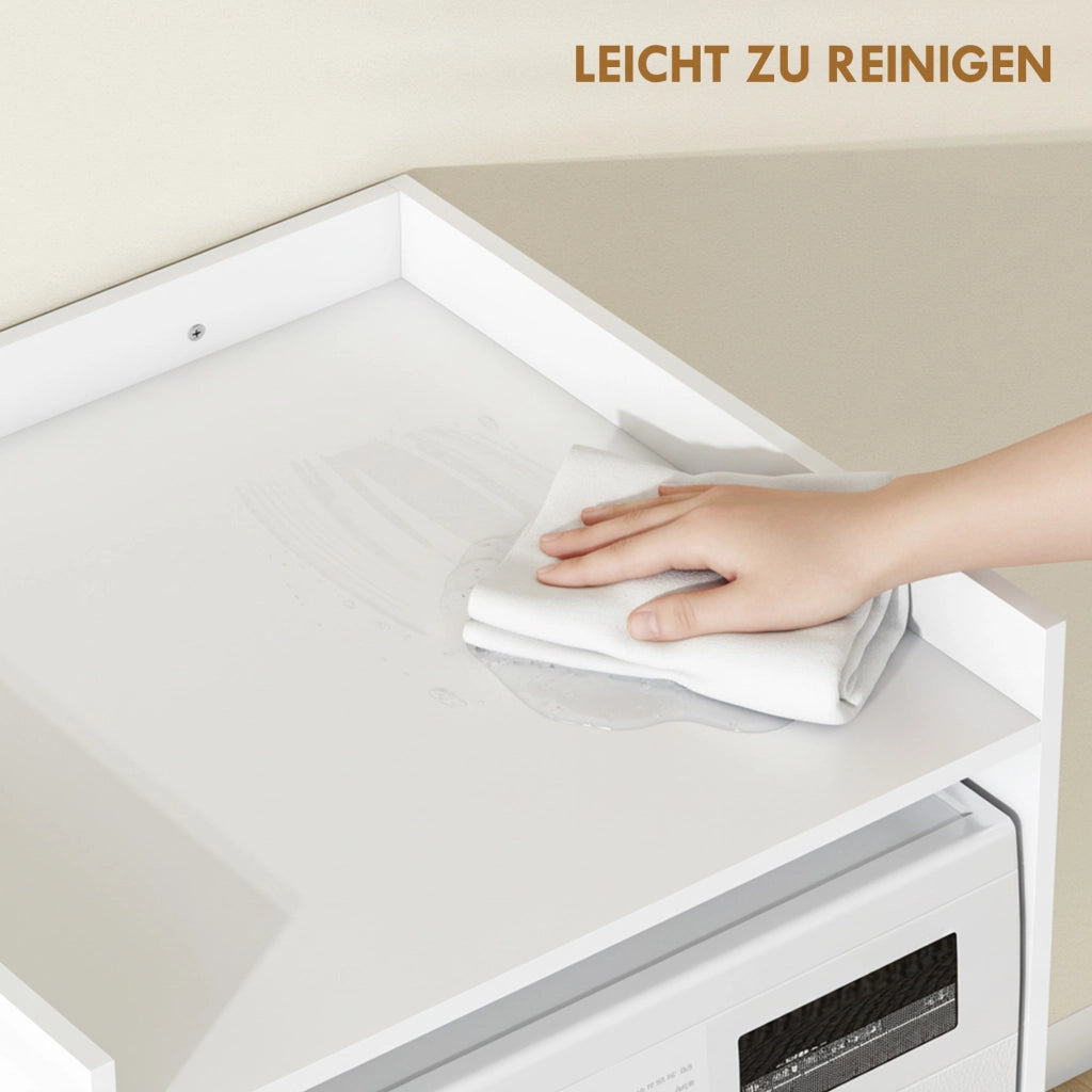 Mobile Bagno con Ripiano Aperto ¨C Zephmum ¨C Bianco 64x60x97.5 cm