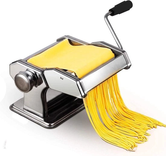 Macchina per Pasta in Acciaio Inox per Tagliatelle-Spaghetti-Lasagne con Fregolino - Piccola