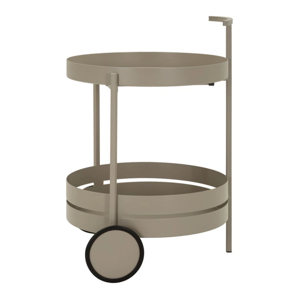 Carrello Saturno in metallo tortora