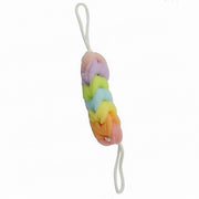 Trade Shop - Fascia Spugna Rete Esfoliante Bagno Doccia Lavaschiena A Treccia Scrubber 79306 -