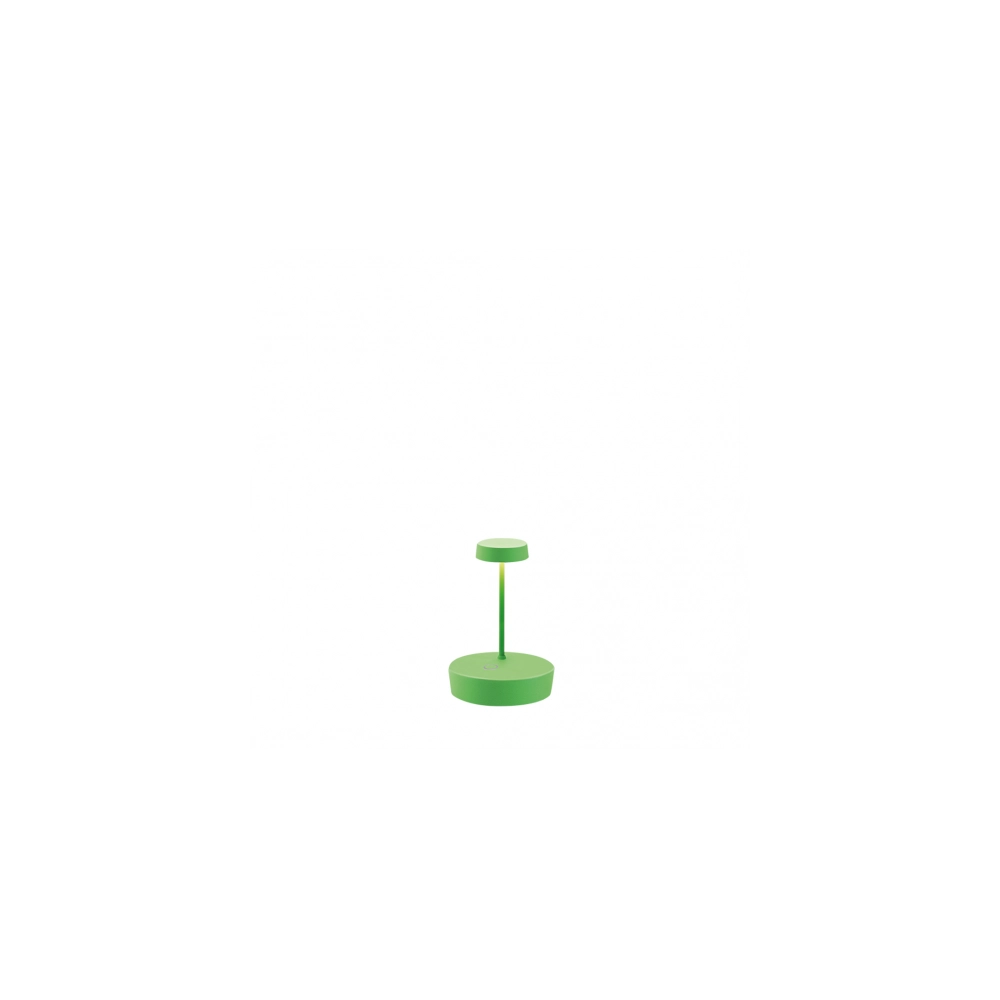 Lampada a led da tavolo Swap mini pro Verde mela ricaricabile e dimmerabile
