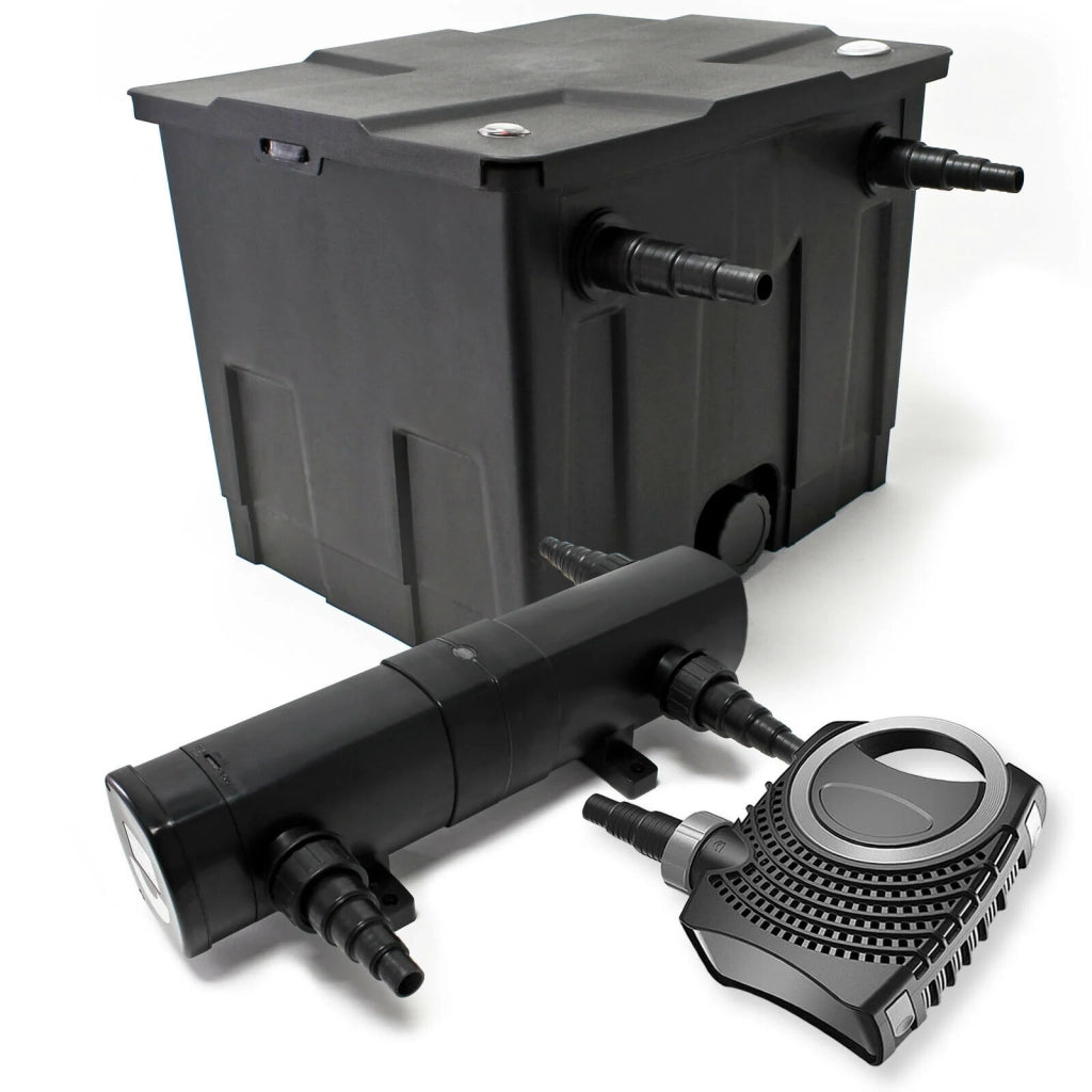 Kit di filtrazione per laghetto da 12000 litri pompa ecologica da 80 watt sterilizzatore UVC da 18 W 412 16_0000847