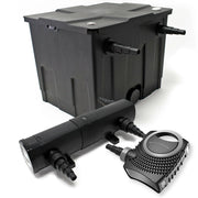 Kit di filtrazione per laghetto da 12000 litri pompa ecologica da 80 watt sterilizzatore UVC da 18 W 412 16_0000847