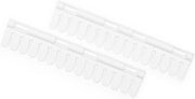 Supporto per asciugatura dei calzini da corsetto e sottovesti Set di 2 supporti Bianco - Senza clip per abiti
