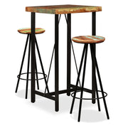 Set da Bar 3 pz in Legno Massello di Recupero cod mxl 53792
