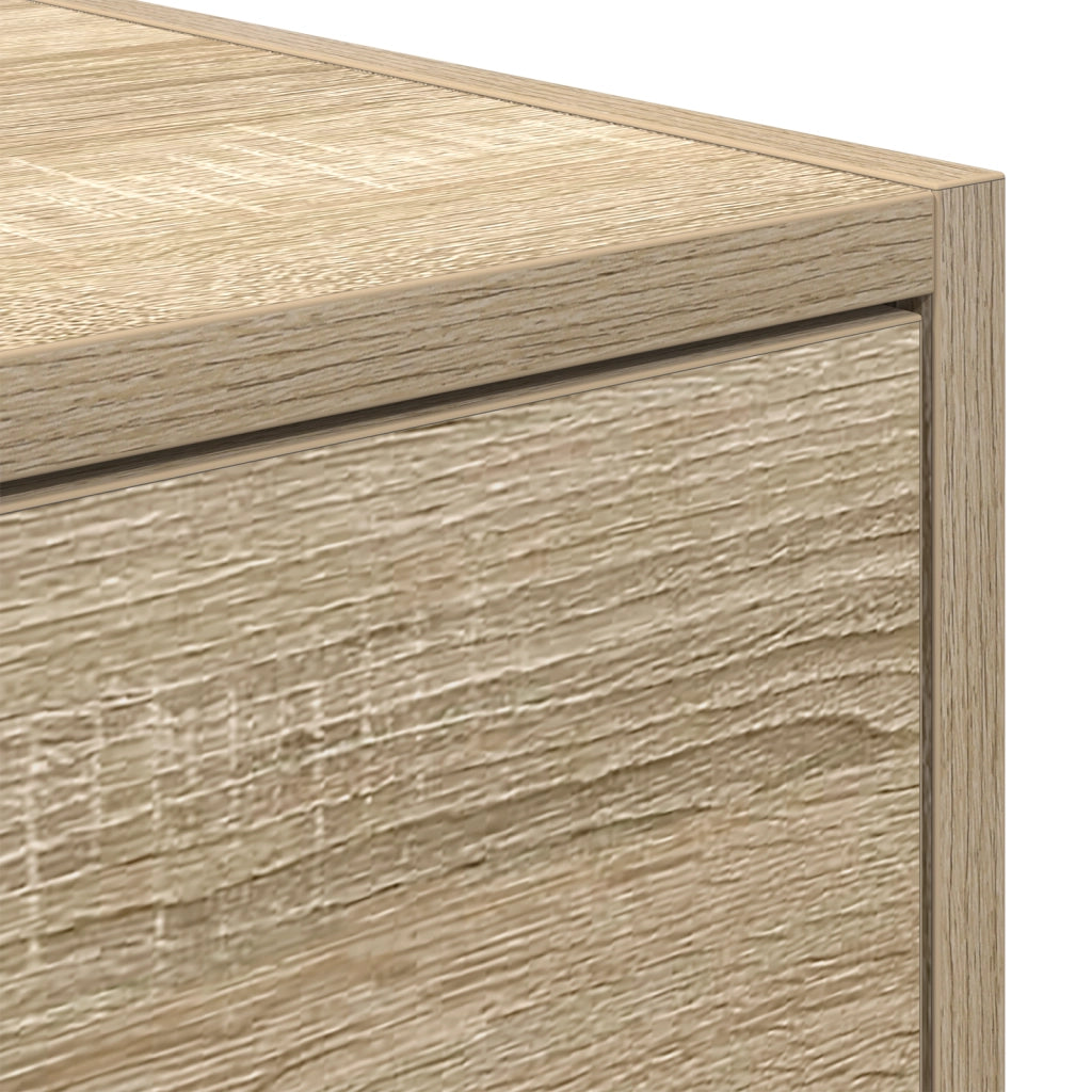 Mobile TV  in Rovere Sonoma 100x31x25,5 cm in Legno ingegnerizzato