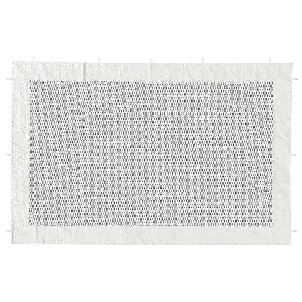 Pareti per Tendostruttura 2 pz Bianco e Nero in Rete CFW6833939