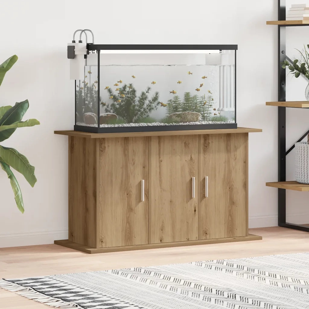 Supporto per acquario artigianale in rovere 101x41x58 cm in legno ingegnerizzato CFW3379064