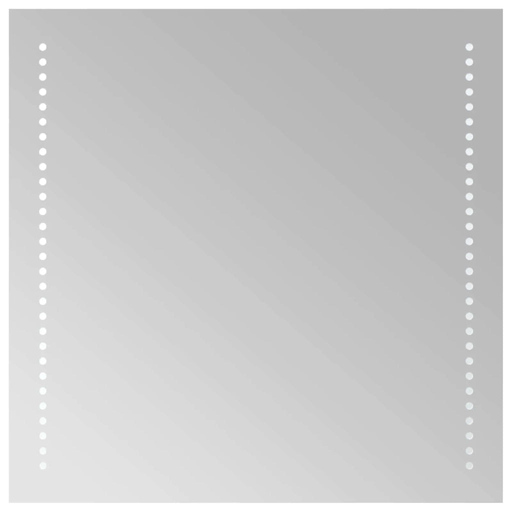 Specchio da bagno LED Trasparente 50 x 50 cm vetro temperato 42045770
