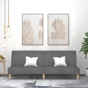 Divano Letto a 2 Posti-Sofa Letto 2 Posti-Daybed Grigio Chiaro in Tessuto 784046