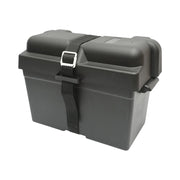 Cassetta universale per batteria auto 12V, 360 × 180 × 235 mm.