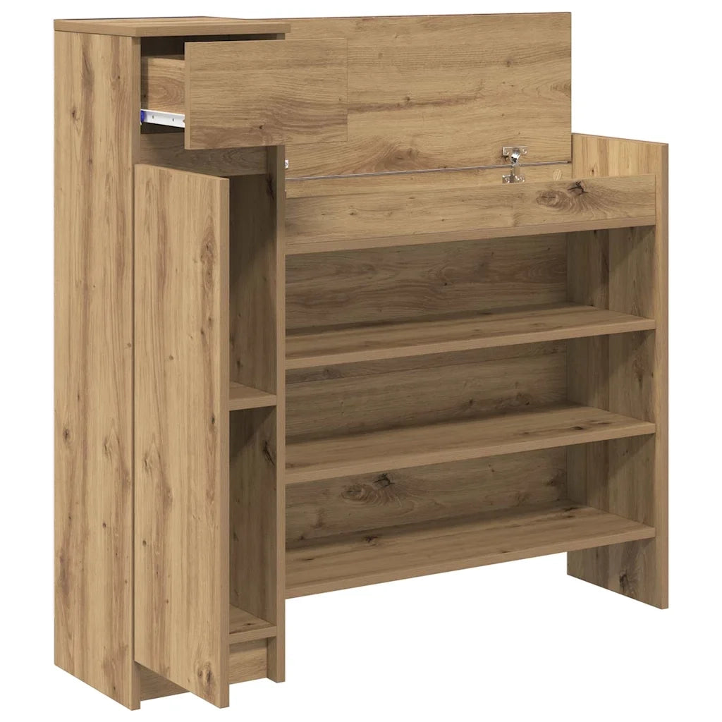 Mobile per scarpe Rovere artigianale 100,5 x 28 x 100 cm 871387
