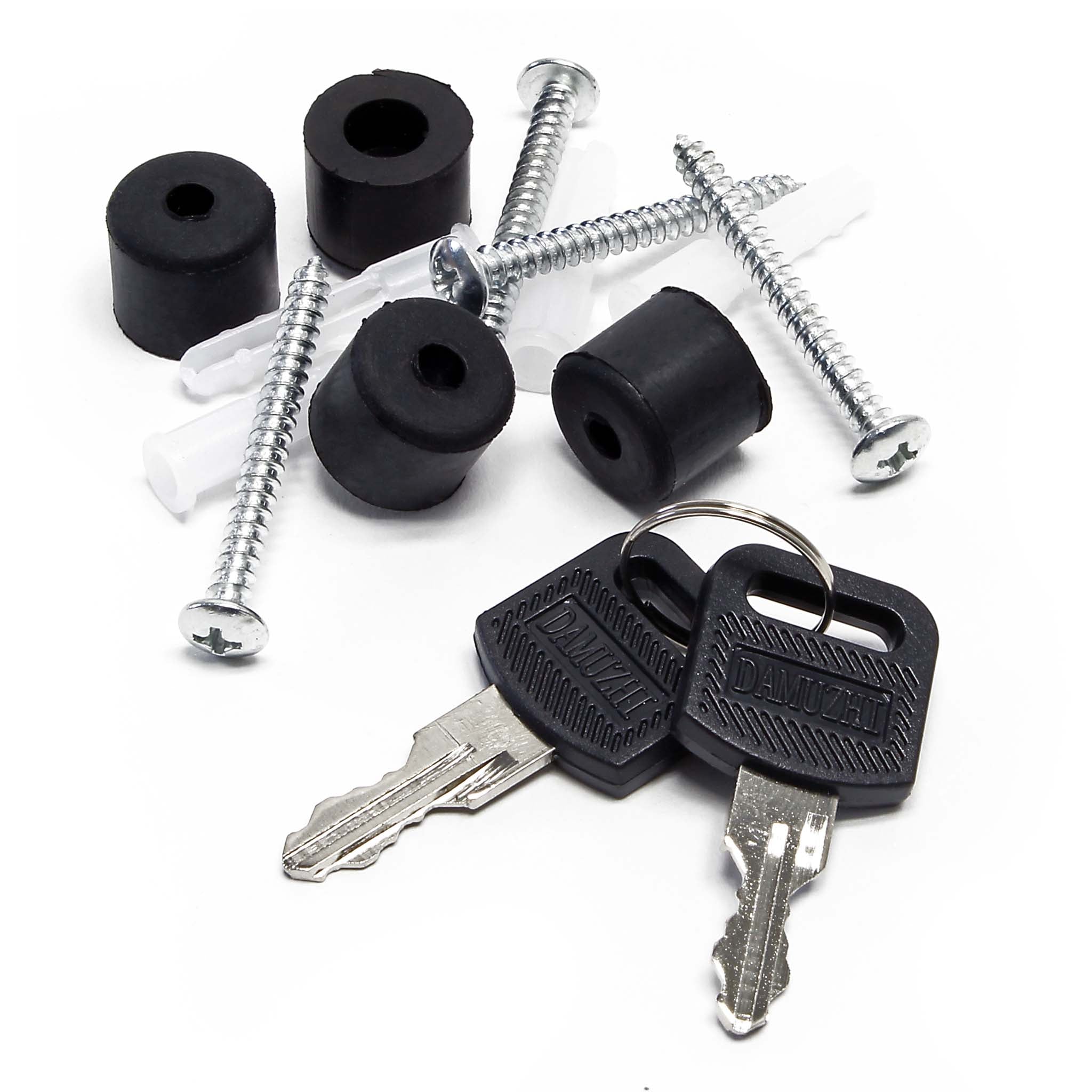 Set Cassetta postale doppia autoportante V16 antracite con telaio di supporto