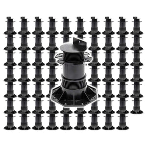 Set 70 supporti per pavimenti galleggianti Altezza regolabile 140-210mm Max 2700 kg Piedini per decking