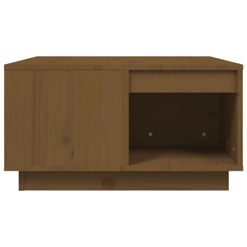 Tavolino da salotto | Tavolino da caff¨¨ | Tavolino da Soggiorno ambra 60x61x32,5 cm Legno Massello di Pino