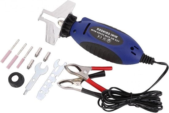 Elettrica catena troncato 12V - 25000RPM - con morsa a coccodrillo - adatto per Stihl - Oregon adatto per catene zaag originali