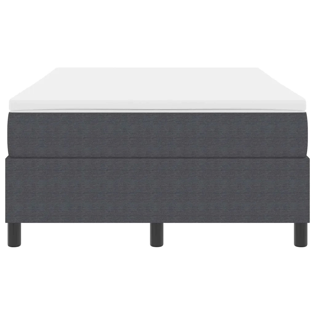 Letto a molle Grigio Scuro e Bianco 120 x 200 cm 3337458