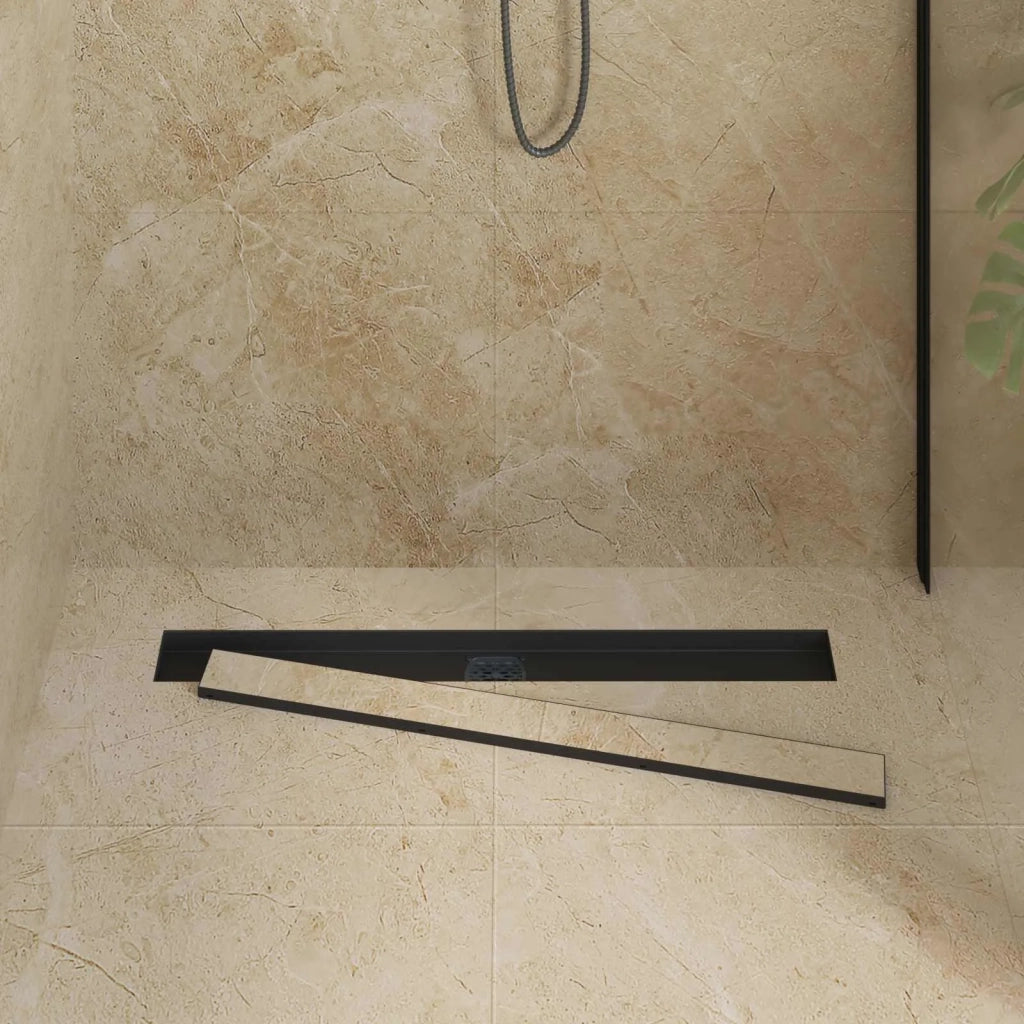 Scarico doccia 2-in-1 con sifone a 360¡ã Nero 80 cm CFW2813250