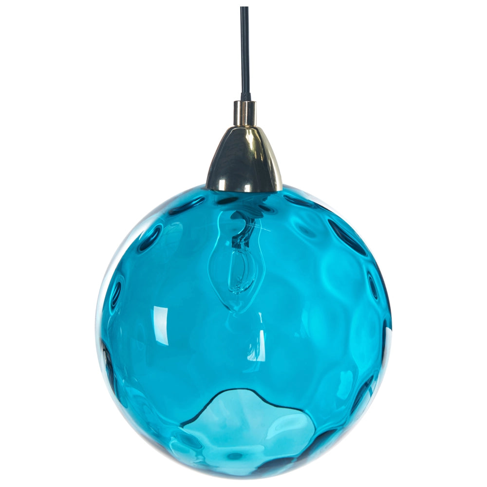 Lampadario in metallo ferro vetro soggiorno stile moderno stile moderno blu glamour soggiorno sala da pranzo camera