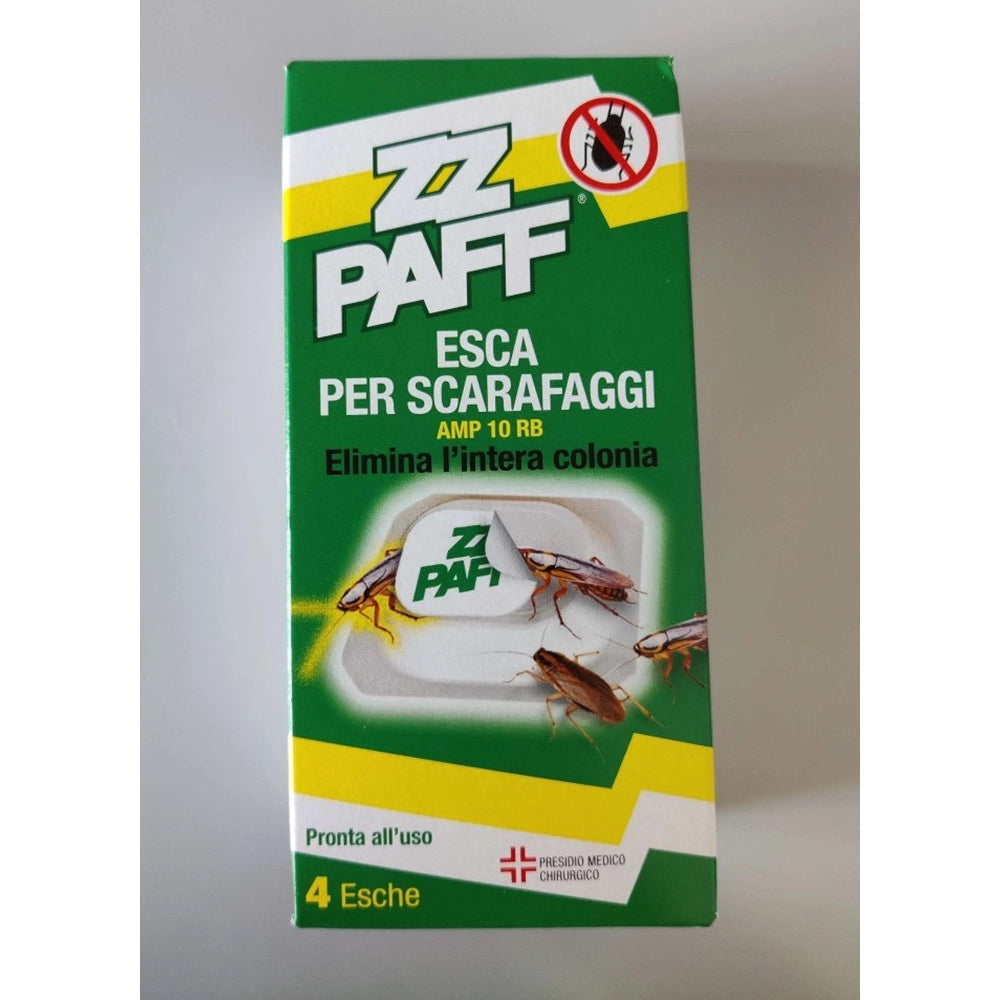 Trade Shop - Set 12pz Esca Per Scarafaggi Con 4 Trappole 2g Pronta All'uso Elimina Intera Colonia 010899 -